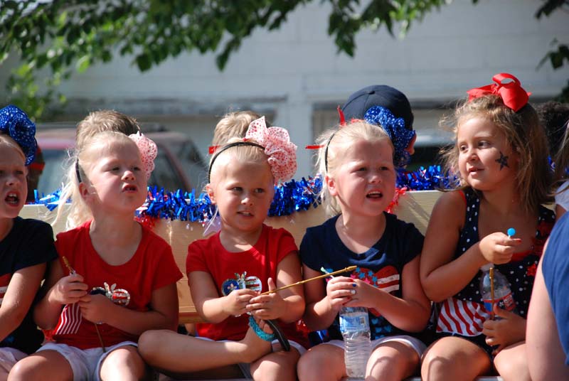 photo of kids in July 4, 2012 Parade